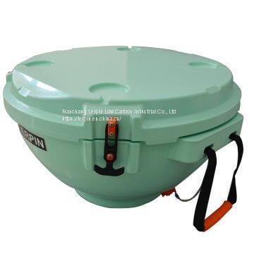 New design ice cooler ball for picnic or vegetable showers