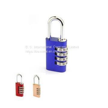 Aluminium Oval Shape Combination Padlock- 4 Wheels  Aluminium Combination Padlock
