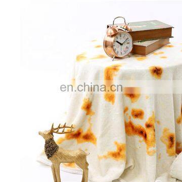 Mexican Pancakes Blanket Throw Blanket Flannel Fleece Burritos Tortilla Blanket photo-7