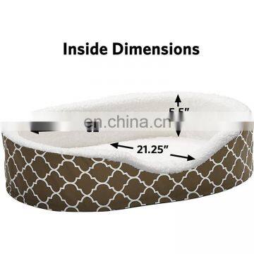 Orthoperdic Egg-Crate Nesting Dog Bed Oxford Fabric Protector Memory Foam Pet Bed photo-4