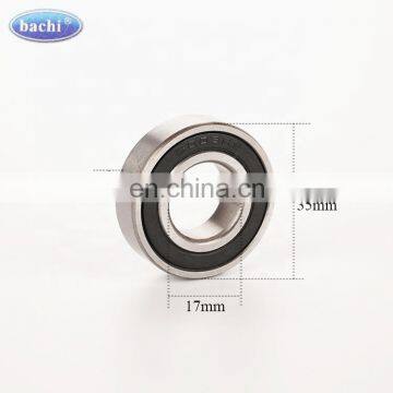 Bachi Professional Factory Precision Chrome Steel Bearing 17*35*10mm Deep Groove Ball Bearing 6003 Rs 2rs