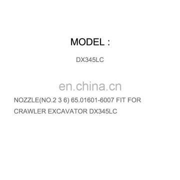 DIESEL ENGINE PARTS OIL SPRAY NOZZLE(NO.2 3 6) 65.01601-6007 FIT FOR CRAWLER EXCAVATOR DX345LC