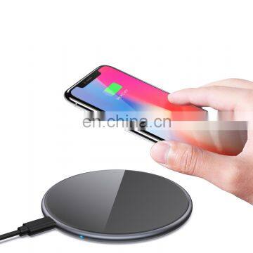 Wireless Charger Ultra-thin for Mobile Phone Qi Wireless Charging Anti-slip Pad Wireless Charger Station