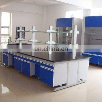 Electrical test bench Steel Wood Laboratory island Bench Table