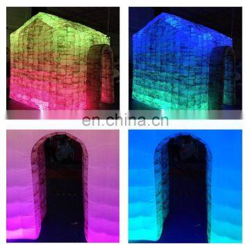 China Manufacturer Inflatable Photo Booth Enclosure DJ Place Cube Tent photo-5