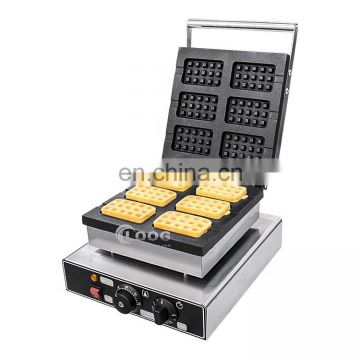 CE Certification Popular Hotel Restaurant Commercial Waffle Maker Machine Electronic Control Belgian Waffle Baker For Restaurant