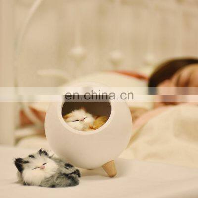 Home Decoration Portable Wooden Led Rechargeable Kids Room Light photo-4