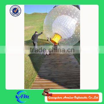 cord-lock design inflatable water zorb ball for sale