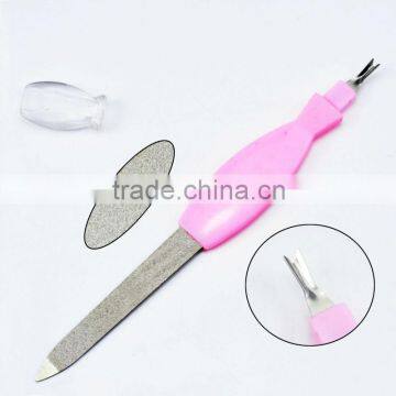 Disposable dead skin remover tool with nail file