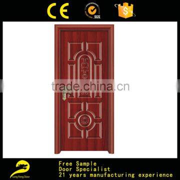 front steel main door design wood door steel