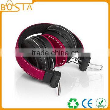 Funny funky fashion stereo hot selling best stylish great quality cloth braided headset