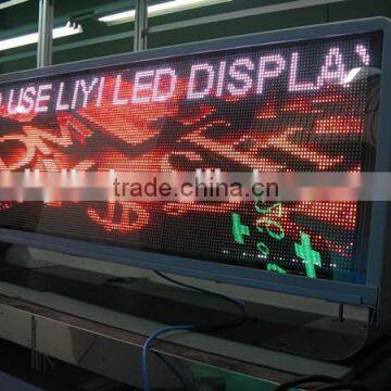 Synchronous video processor taxi camera P5 outdoor full color LED Taxi Roof Sign / Taxi Advertising display