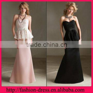 Elegant Sweetheart Neckline Lace and Satin Shealth with Satin Sash Floor Length See Through Lace Evening Dress