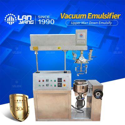 Vacuum dispersing and emulsifying machine Electric heating water and oil mixing equipment for cosmetic cream