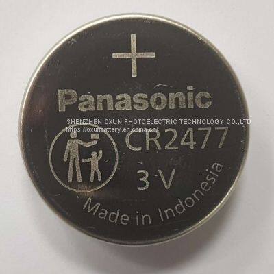 Panasonic CR2477 Button Batteries CR2477N 3V con cell Battery