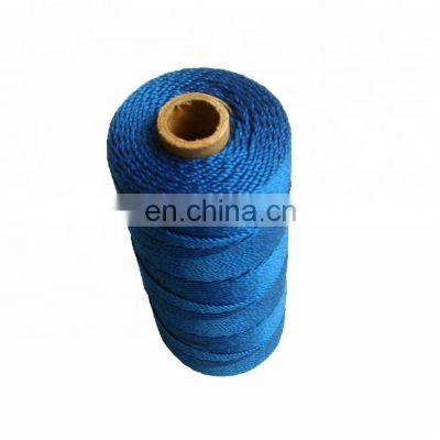 Junchi three ply 210D 24 ply plastic colored spool pp twine