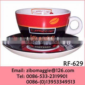 New Style Elegant Nice Good Quality Kids Daily Used Disposable Ceramic Bulk Milk Cups and Saucers Cheap