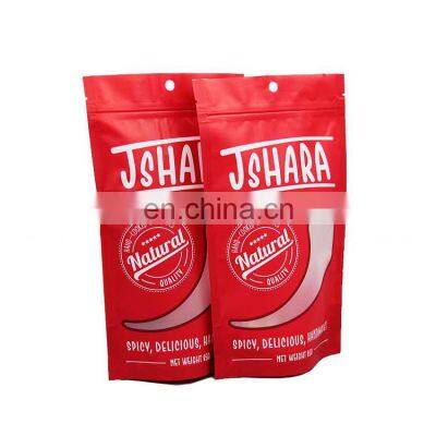 Factory Outlet Stand up Transparent Zipper Lock Matte Spice Powder Packaging Bag photo-2