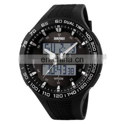 Hot sale 2017 men sport watches stainless steel back water resistant