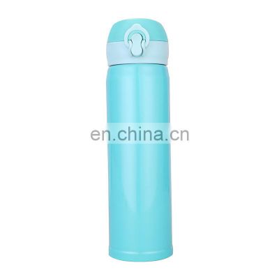 500ml Stainless Steel Straight Bouncing cup Water Bottle