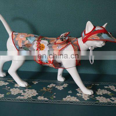 Luxury Designer Custom Wholesale Summer Premium Quality OEM Cute Cat Dress Pet Clothes