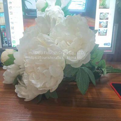Aritificial Peony Artificial Flowers Bouquets Customization photo-4