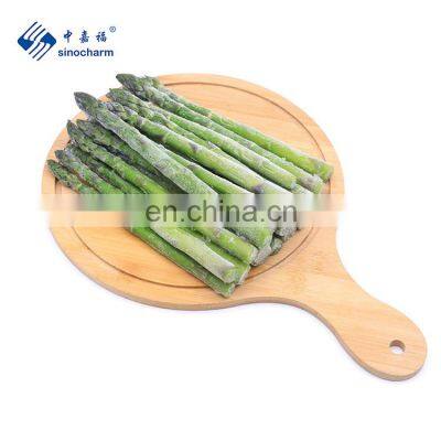 Sinocharm 2022 New Crop Fresh Green Asparagus IQF Frozen Green Asparagus