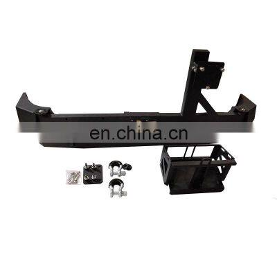 Rear bumper with oil drum rack for FJ Cruiser 07+ accessories bumper with spare tire rack