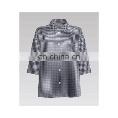 New Design small checked yarn-dyed poplin 100%Cotton Yarn Dye yarn-dyed fabric for shirt