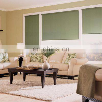 Wholesale Commercial Price Replacement Fabric Transparent for Windows Covering with Built in Metal Chain Roller Blinds Shades