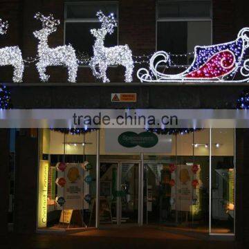 Large outdoor christmas reindeer light for shopping mall