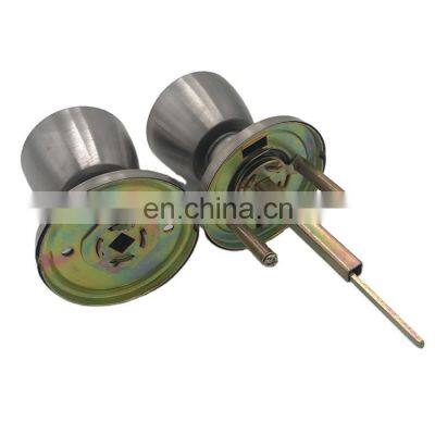 2020 New USA Market Standard 2 Level Iron Security Knob Night Latch Rim Handle Door Lock With 3 Brass Bolt photo-4