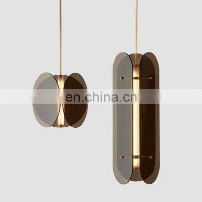 Modern LED Pendant Light Suspension Hanging Lights With Frosted Glass Foyer Lamp Dining Room Decoration