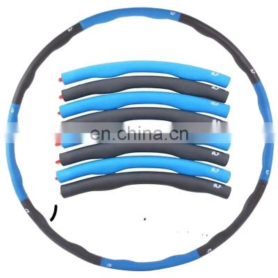 weighted  excersize hula hula ring hoops blue for adults 2lb hula ring hoop nubs boys