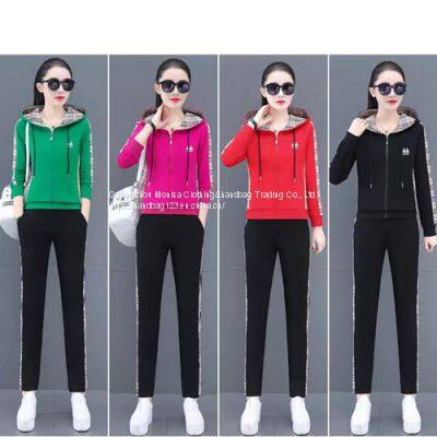 Sports And Leisure Fashion Suit Women's Clothing 2022 Spring And Autumn New Two-Piece Trend