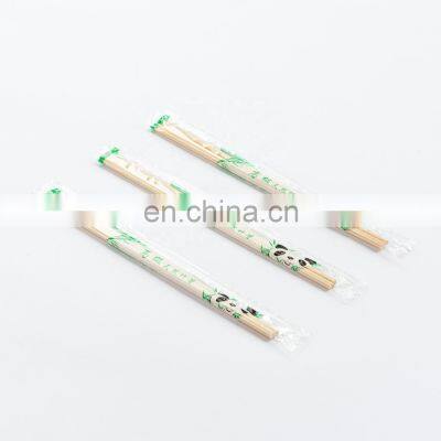 Opened Paper Wrapped Food Grade Bamboo Carbonized Chopsticks