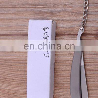 Full Stainless Steel Mini Pocket Knife Folding Blade Knife With Key Ring photo-4
