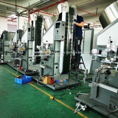 AUTOMATIC ROUND CONTAINER BOTTLE JAR CAP HOT FOIL STAMP EQUIPMENT HOT STAMPING PRINTING PRINTER PRESS MACHINE photo-4