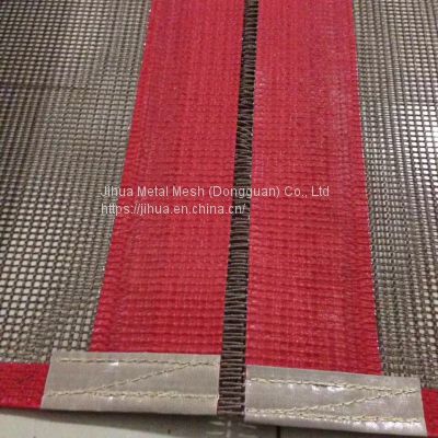 Heat resistant PTFE Coated Fiberglass Open Mesh Conveyor Belt