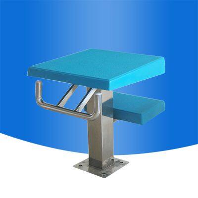 Swimming Pool Starting Block International Standard Two Steps Swimming Pool Competition Diving Platform photo-2
