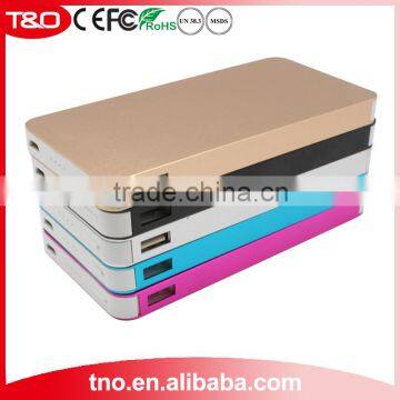 2016 new gadgets 10000mAh thin power bank battery rechargeable battery