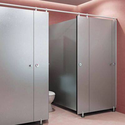 Gray Bathroom Furniture Compact Board Toilet cubicle Partition system