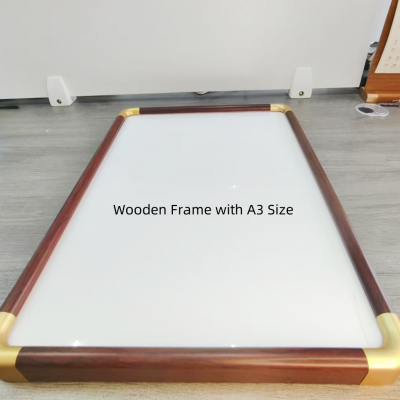 A3 (42*29.7) cm Red Rosewood Black Walnut Color Wood Frame photo-2