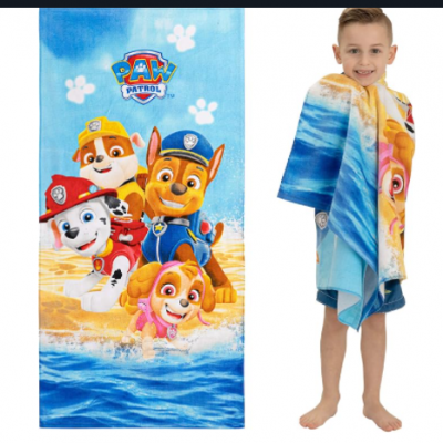Wholesale Paw Patrol Beach Towel Kids Super Soft Cotton Bath Pool