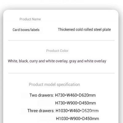 4 Drawer Lateral File Cabinet With Lock HN-LC32for Logistics Center, Impact-Resistant Design & Smooth Drawer Runners, Manufacturer Custom photo-4
