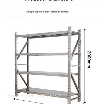 Industrial Metal Storage Rack | With Adjustable Shelves | For Workshop Tools And Parts Organizer