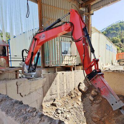 Fixed Rockbreaker Boom System