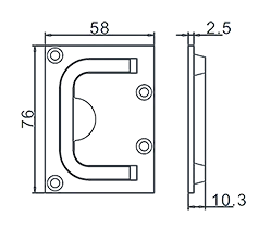 Ship Parts Mirror Polish Stainless Steel Marine Flush Lift Ring Pull Hatch Lift Ring Handle photo-2