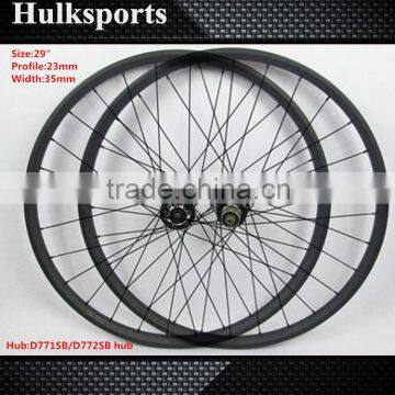 High quality lightweight 29er carbon rims carbon disc wheel mtb no folding bike carbon wheel rims