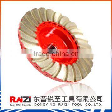 Rounder Turbo Cup Wheel for grinding engineered stone/ quartz/ marble and granite slab surfaces